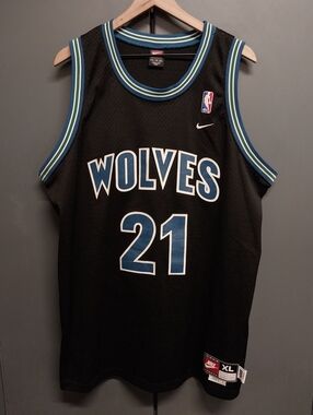Nike Vtg Swingman Minnisota Timberwolves Kevin Garnett Alt. Jersey Size Xl